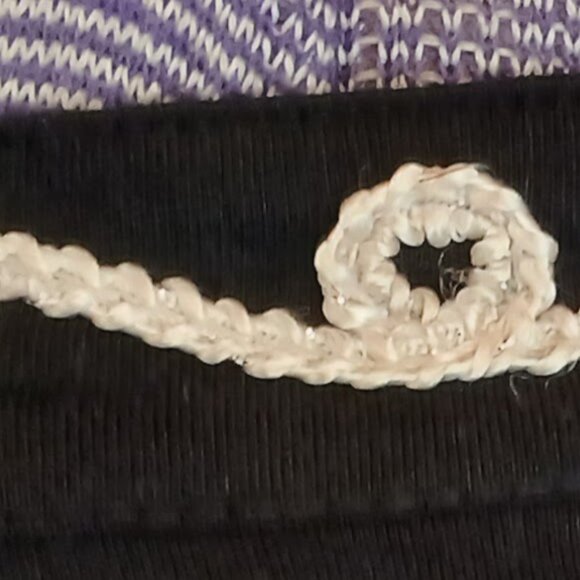 Objects D'art Black & White Embroidered Top/Tunic Size XL - Picture 3 of 14